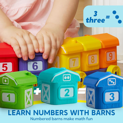 Bloomira Happy Barn Express - Interactive Learning Train Set
