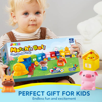 Bloomira Happy Barn Express - Interactive Learning Train Set