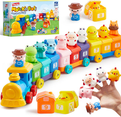 Bloomira Happy Barn Express - Interactive Learning Train Set