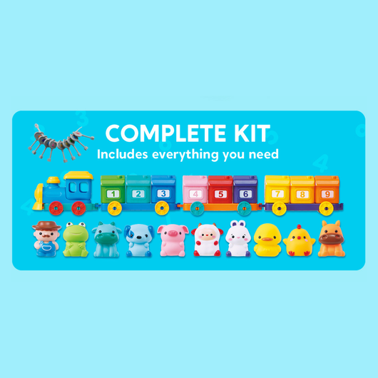 Bloomira Happy Barn Express - Interactive Learning Train Set